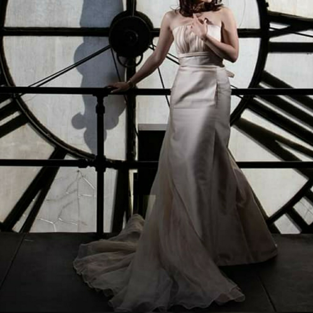 Antonio Riva Blush Wedding Dress